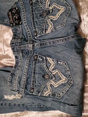Men's Archaic 36 Boot Cut Jeans Flap Back Pockets